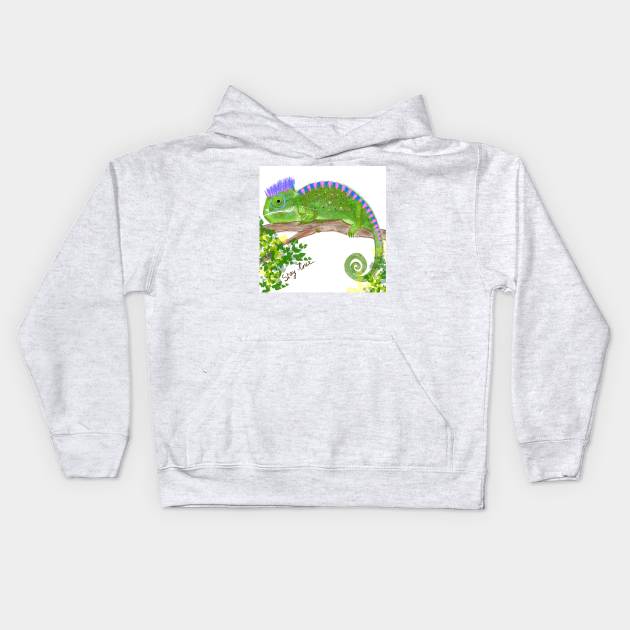 Chameleon Kids Hoodie by Mr-Maginski